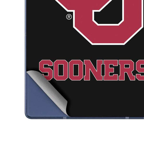 University of Oklahoma Sooners Black Galaxy Z Fold6 Skin