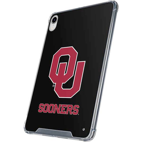 University of Oklahoma Sooners Black iPad 11th Gen (2025) Clear Case