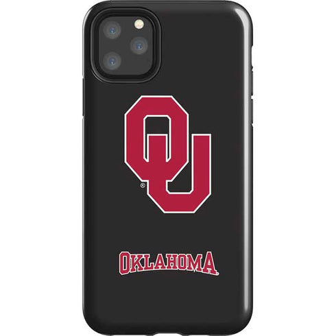 University of Oklahoma Sooners Black iPhone Cases