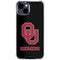 University of Oklahoma Sooners Black iPhone 15 Clear Case