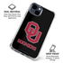 University of Oklahoma Sooners Black iPhone 15 Clear Case