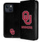 University of Oklahoma Sooners Black iPhone 15 Plus Folio Case