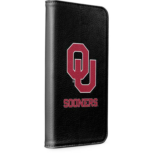 University of Oklahoma Sooners Black iPhone 15 Pro Folio Case