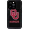 University of Oklahoma Sooners Black iPhone 15 Pro Waterproof Case