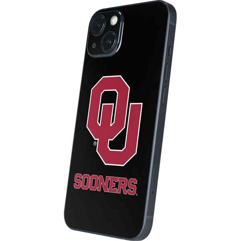 University of Oklahoma Sooners Black iPhone 15 Skin