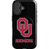 University of Oklahoma Sooners Black iPhone 16 Magsafe Impact Case