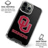 University of Oklahoma Sooners Black iPhone 16 Pro Clear Case