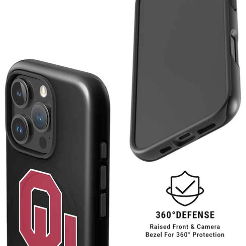 University of Oklahoma Sooners Black iPhone 16 Pro Magsafe Impact Case
