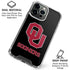 University of Oklahoma Sooners Black iPhone 16 Pro Max Clear Case
