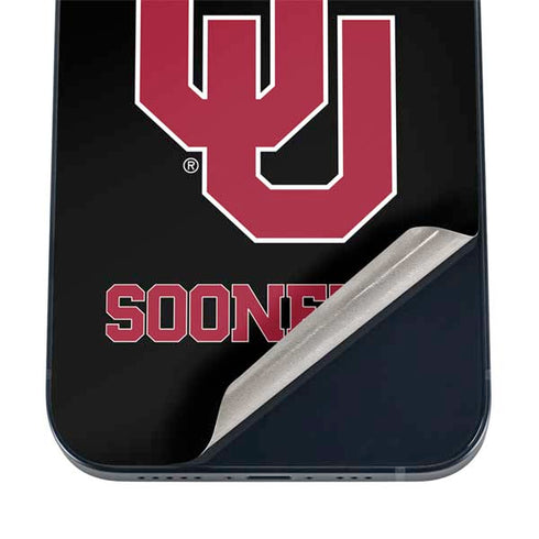 University of Oklahoma Sooners Black iPhone 16 Skin