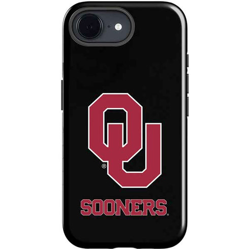 University of Oklahoma Sooners Black iPhone 16e Impact Case