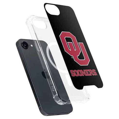 University of Oklahoma Sooners Black iPhone 16e MagSafe Case