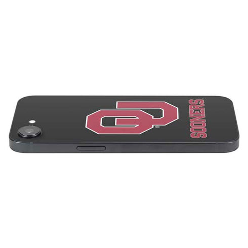 University of Oklahoma Sooners Black iPhone 16e Skin