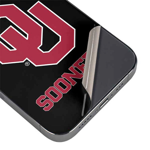 University of Oklahoma Sooners Black iPhone 16e Skin