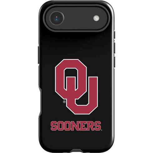 University of Oklahoma Sooners Black iPhone 17 Air Impact Case