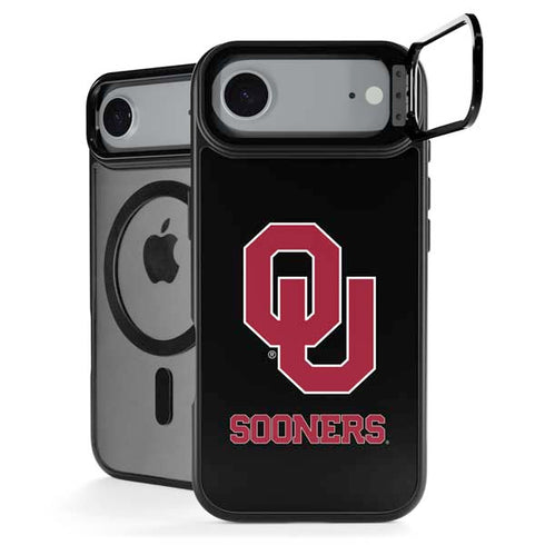 University of Oklahoma Sooners Black iPhone 17 Air Kickstand Case