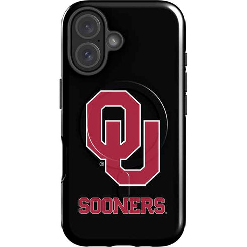 University of Oklahoma Sooners Black iPhone 17 Magsafe Impact Case
