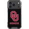 University of Oklahoma Sooners Black iPhone 17 Pro Clear Case