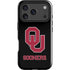 University of Oklahoma Sooners Black iPhone 17 Pro Impact Case