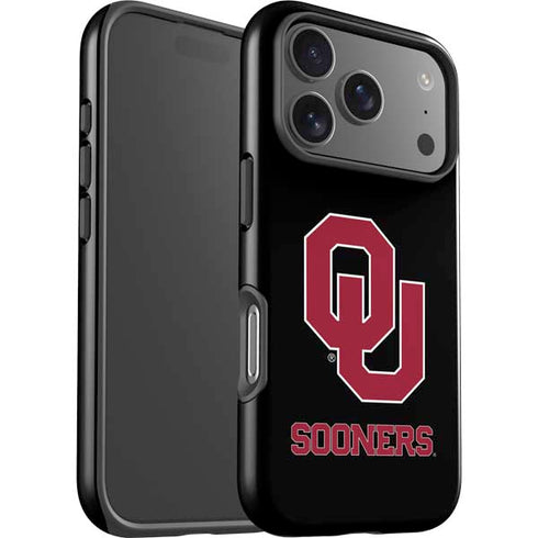 University of Oklahoma Sooners Black iPhone 17 Pro Impact Case