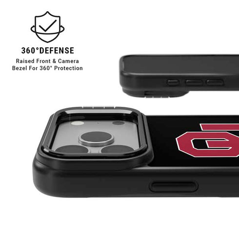 University of Oklahoma Sooners Black iPhone 17 Pro Kickstand Case