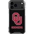 University of Oklahoma Sooners Black iPhone 17 Pro Max Clear Case