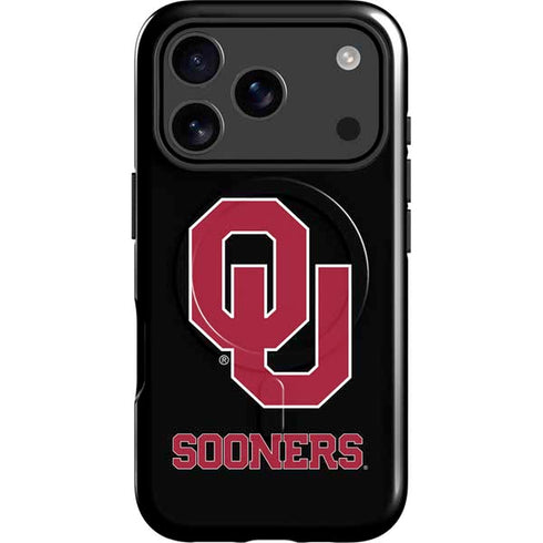 University of Oklahoma Sooners Black iPhone 17 Pro Max Magsafe Impact Case