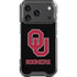 University of Oklahoma Sooners Black iPhone 18 Pro Clear Case