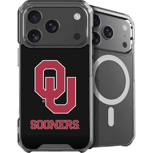 University of Oklahoma Sooners Black iPhone 18 Pro MagSafe Case