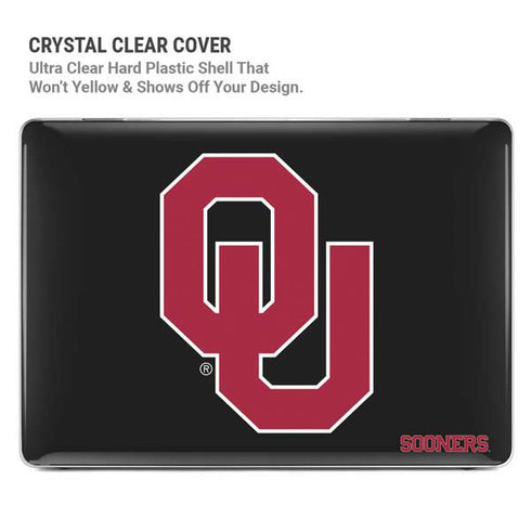 University of Oklahoma Sooners Black MacBook Pro 14in (2021-24) Case plus Skin