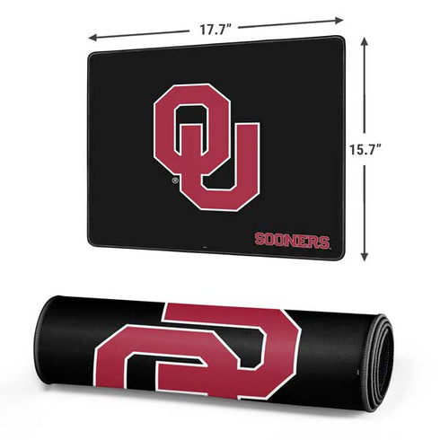 University of Oklahoma Sooners Black Gaming Mouse Pad