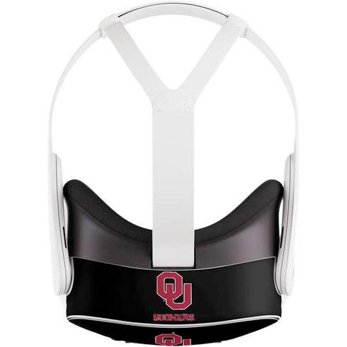 University of Oklahoma Sooners Black Meta Quest 3S Skin