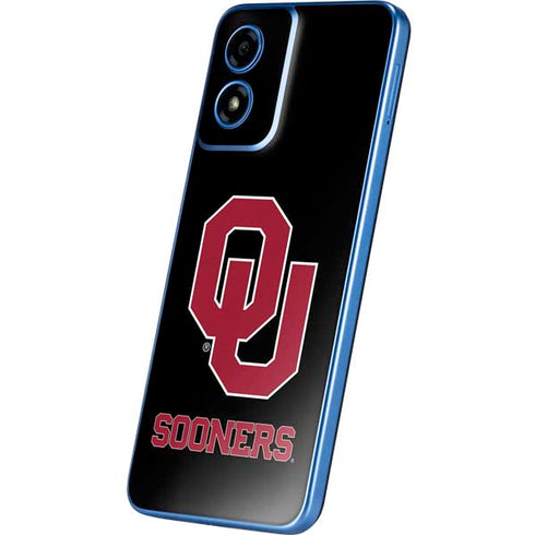 University of Oklahoma Sooners Black Moto G Play 4G (2024) Skin