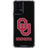 University of Oklahoma Sooners Black Moto G Power 5G (2024) Clear Case