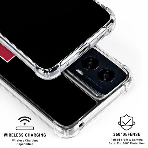 University of Oklahoma Sooners Black Moto G Power 5G (2024) Clear Case