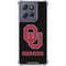 University of Oklahoma Sooners Black Moto G Power 5G (2025) Clear Case