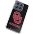 University of Oklahoma Sooners Black Moto G Power 5G (2025) Clear Case