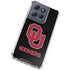 University of Oklahoma Sooners Black Moto G Stylus 5G (2025) Clear Case