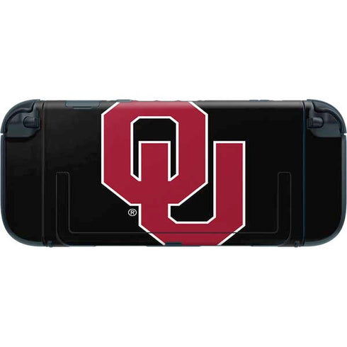 University of Oklahoma Sooners Black Nintendo Switch 2 (2025) with Joy-Con Skin