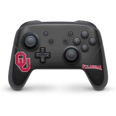 University of Oklahoma Sooners Black Nintendo Skins