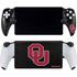 University of Oklahoma Sooners Black PlayStation Portal Remote Player Skin