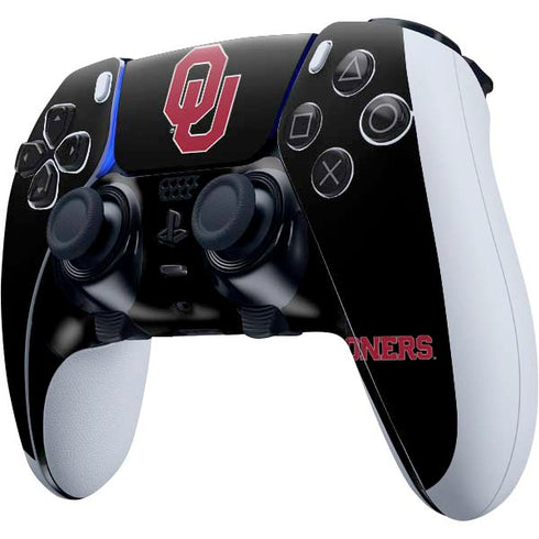 University of Oklahoma Sooners Black PS5 DualSense Edge Pro Controller Skin