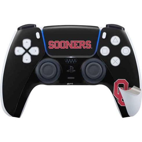 University of Oklahoma Sooners Black PS5 Pro Bundle Skin