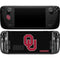 University of Oklahoma Sooners Black Steam Deck Handheld Gaming Computer Skin