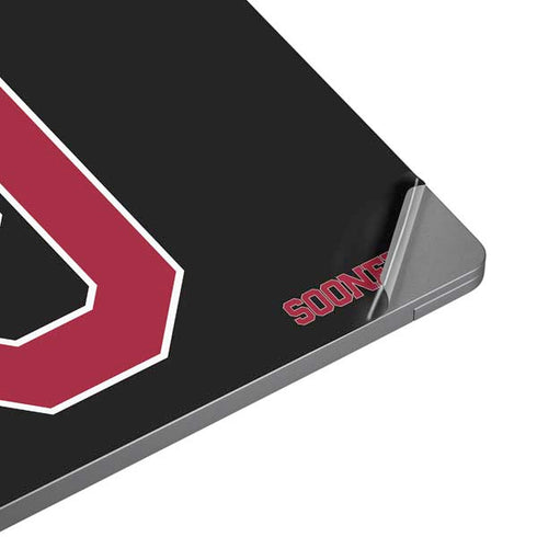 University of Oklahoma Sooners Black Laptop Skins