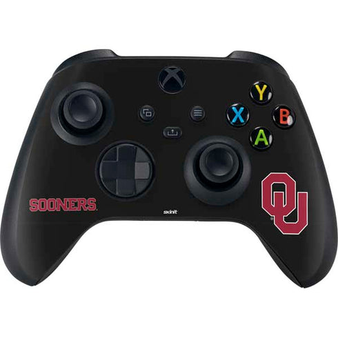 University of Oklahoma Sooners Black XBox Series X Digital Edition Bundle Skin