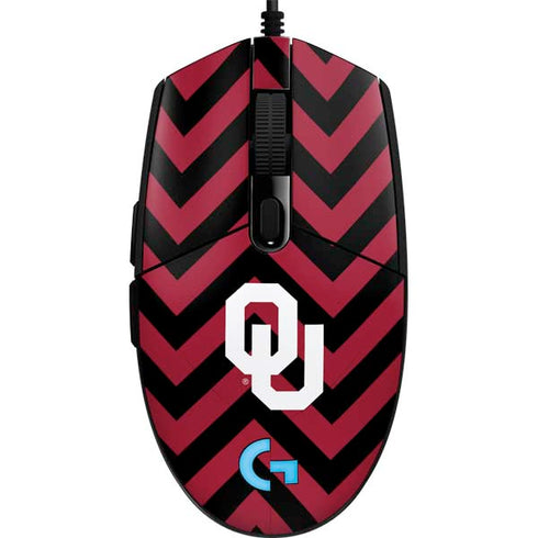 University of Oklahoma Sooners Chevron G203 Prodigy RGB Wired Gaming Mouse Skin
