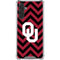 University of Oklahoma Sooners Chevron Galaxy A17 Clear Case