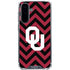 University of Oklahoma Sooners Chevron Galaxy A36 5G Clear Case
