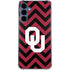 University of Oklahoma Sooners Chevron Galaxy A55 5G Clear Case